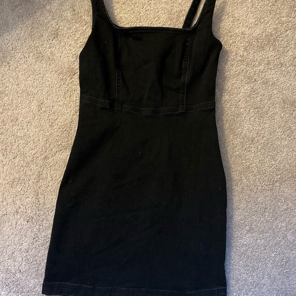 Black Denim Dress